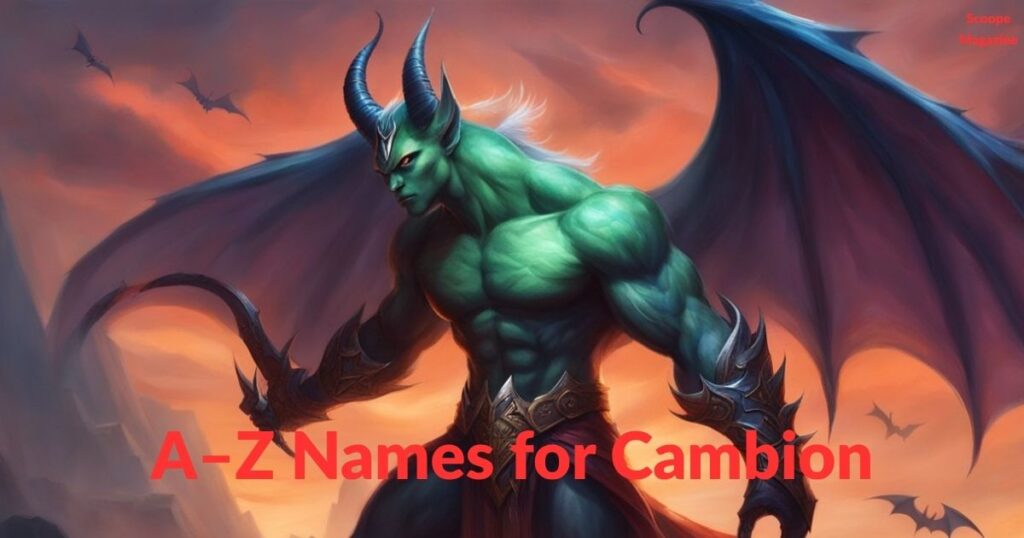 A–Z Names for Cambion
