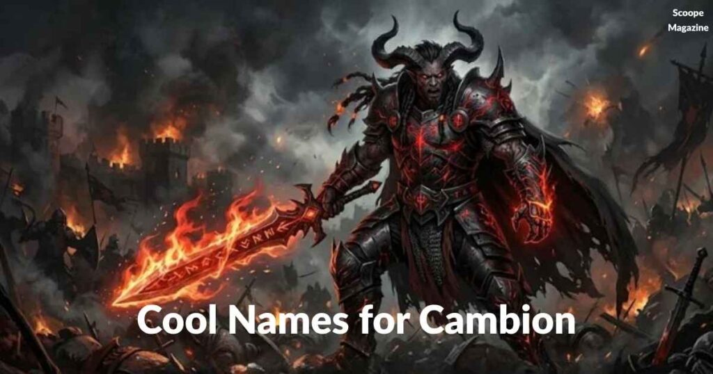 Cool Names for Cambion